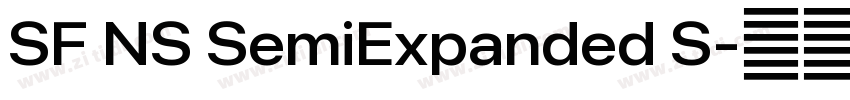 SF NS SemiExpanded S字体转换 SF NS SemiExpanded S字体转换